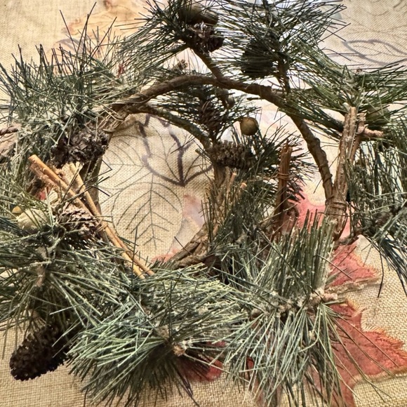 Mini 5” Wreaths Candle Rings Set - Picture 8 of 8